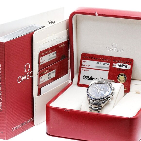 OMEGA Speedmaster 3212.80 Date Chronograph blue Dial Automatic Men's_890837 - Picture 2 of 7